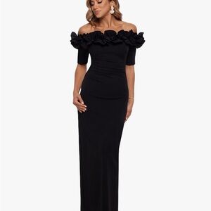 Elegant Black Off-Shoulder Dress